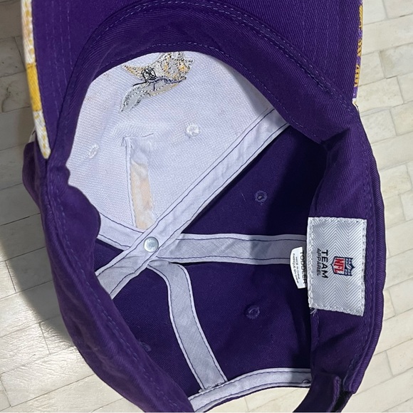 NFL Vikings Floral Mural Toddler Girls Baseball Cap - Picture 4 of 7